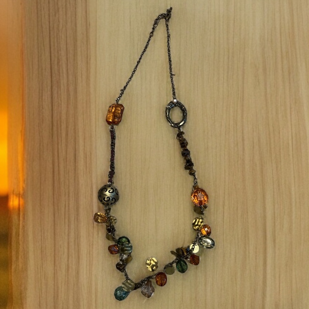 Beautiful 34” Costume Necklace